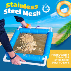 RELODECOR Beachcombing Shark Tooth Sifter ideal for family beach outings.
