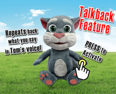 Relsy Talking Tom tummy-scratch activates sounds for engaging play sessions.