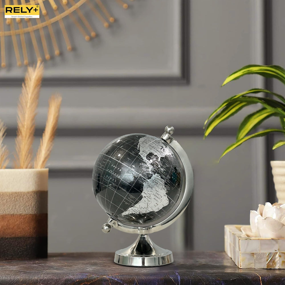 Rely+ gift-ready globe decor suits travelers and decor enthusiasts.