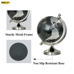 Rely+ not-plastic globe detail underlines premium build quality.
