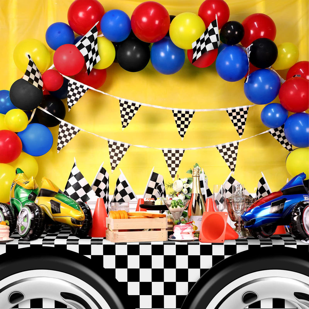 Remagr orange racing cones mark play areas safely at events.