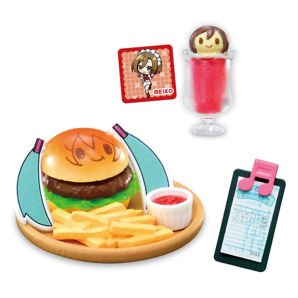 Re-Ment Hatsune Miku's Cafe-Trading Figure packaging image reveals licensing.