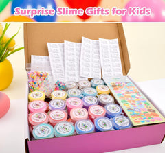 Remethsu Butter Slime Kit 68-pack makes perfect party favors and goodie bag fillers.