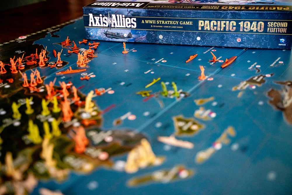 Renegade Axis & Allies 1940 Pacific rulebook—clear setup and game flow guidance.