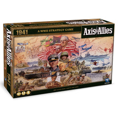 Renegade Axis & Allies 1941 box art displaying a dramatic WWII scene for strategy sessions.