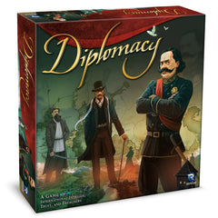 Renegade Game Studios Renegade Diplomacy map and meeples for strategic planning.