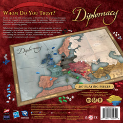 Renegade Game Studios Renegade Diplomacy wooden meeples showcase fleets and armies.