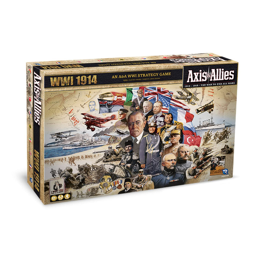 Renegade Game Studios Axis & Allies WWI board map for immersive strategic planning.