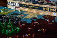 Renegade Game Studios Axis & Allies WWI rulebook updates showing errata corrections.