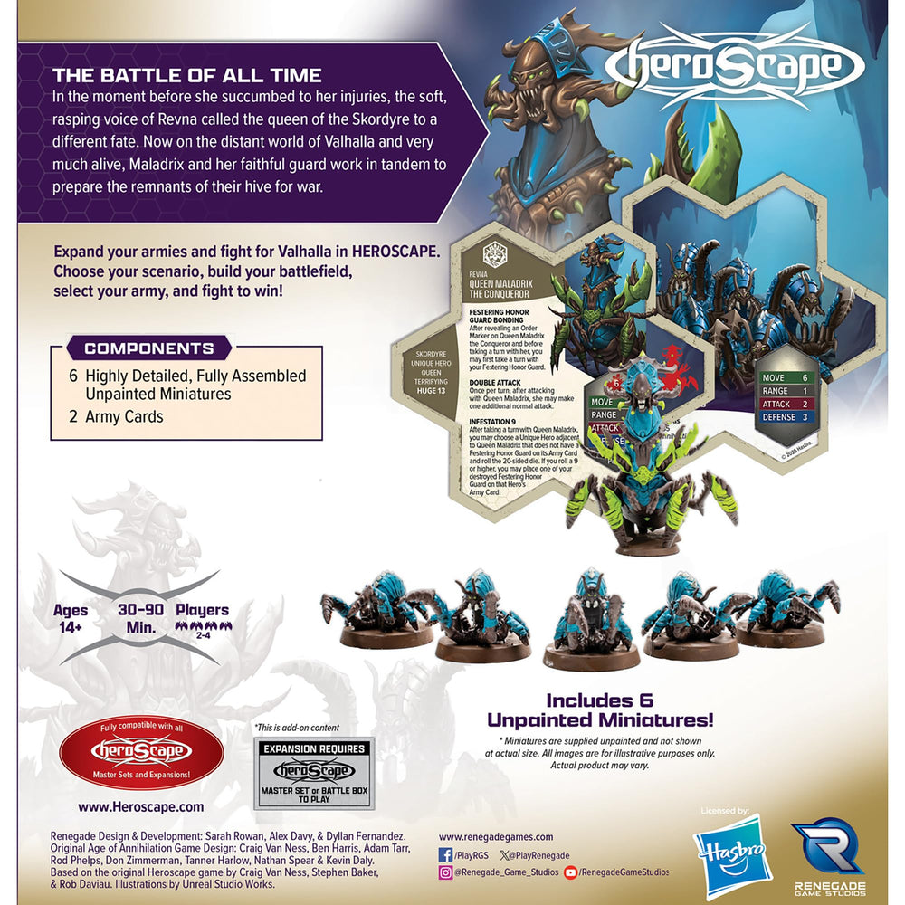 Renegade Game Studios Heroscape Rising Tide Festering Honor Guard figures for relentless assaults