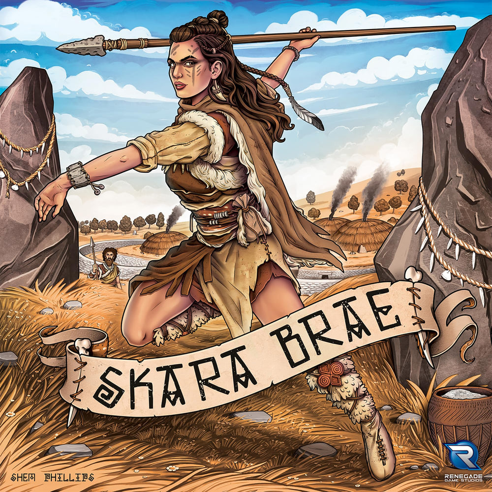 Renegade Games Skara Brae game-night setup inviting families to try the experience