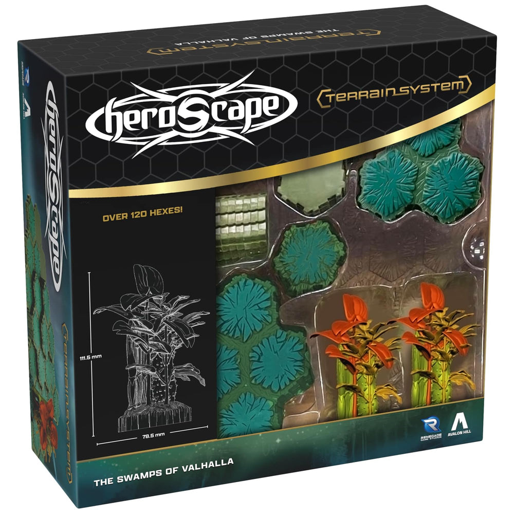 Renegade Heroscape swamps hex tiles for immersive battlefield layouts