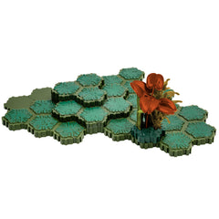 Renegade Heroscape 2-hex swamp tiles support narrow terrain pockets