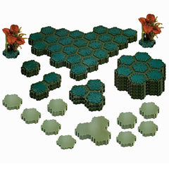 Renegade Heroscape 7-hex swamp tiles add strategic chokepoints