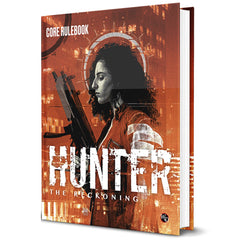 Renegade Game Studios Hunter 5e core rulebook cover with vibrant full-color artwork for immersion