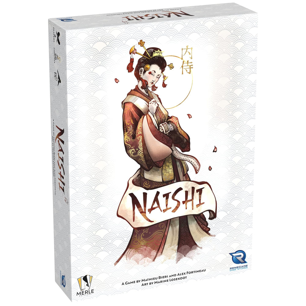 Renegade Naishi game setup showing imperial court tableau planning.