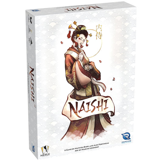 Renegade Naishi game setup showing imperial court tableau planning.