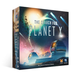 Renegade Game Studios Planet X map illustration helps strategize deductions during play.