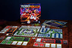 Renegade Robo Rally programming deck enables strategic robot actions.
