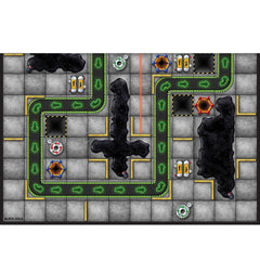 Renegade Game Studios Robo Rally Thrills & Spills oil slicks create risky moments that shake timing