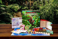 Renegade Game Studios The Search for Lost Species pawns—move figures during deduction-driven rounds.