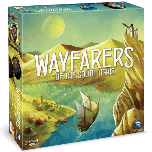 Renegade Games Wayfarers of the South Tigris dice placement in action for strategic planning