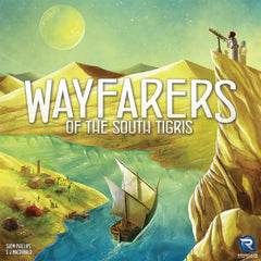 Renegade Games Wayfarers of the South Tigris player boards and caravan resources