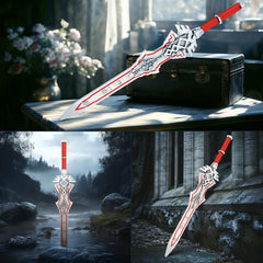 Reobrix Royal Claymore 99015 assembled figure demonstrates impressive size for display.