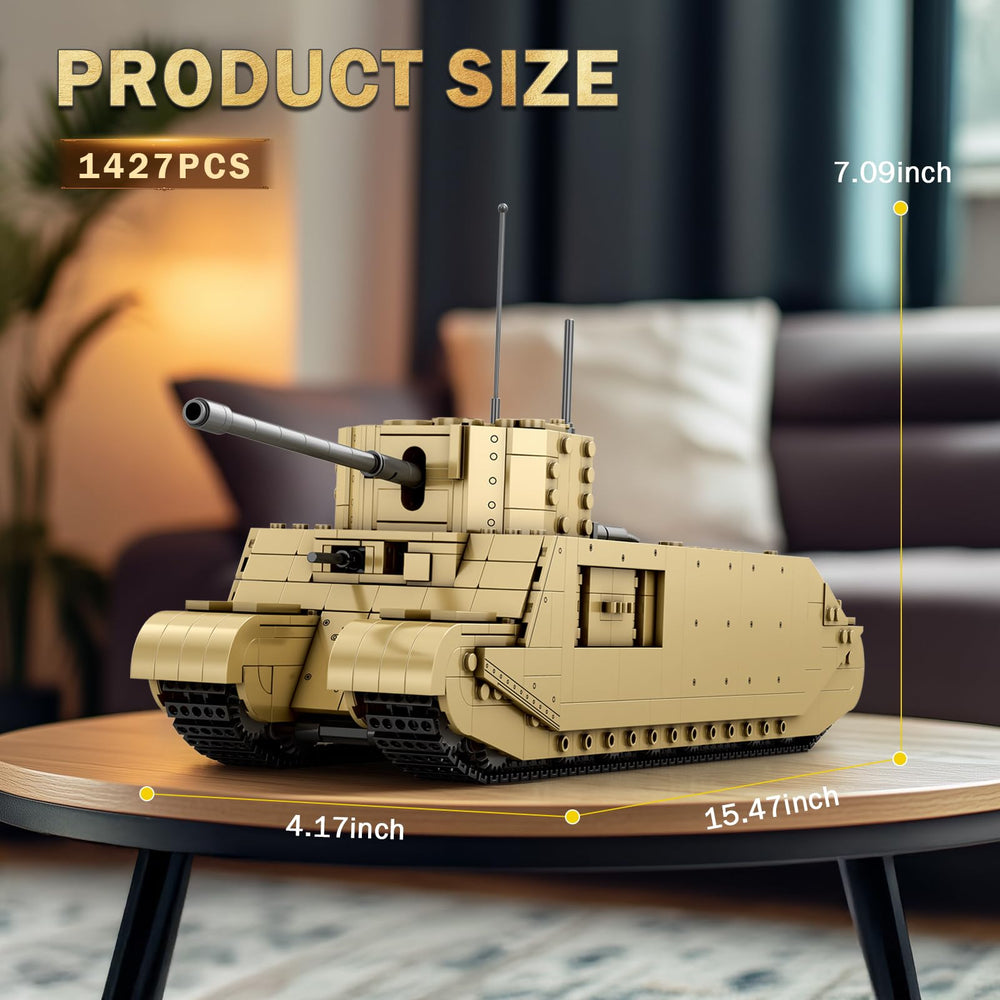 Reobrix TOG2 tank tracks move smoothly for realistic maneuvering