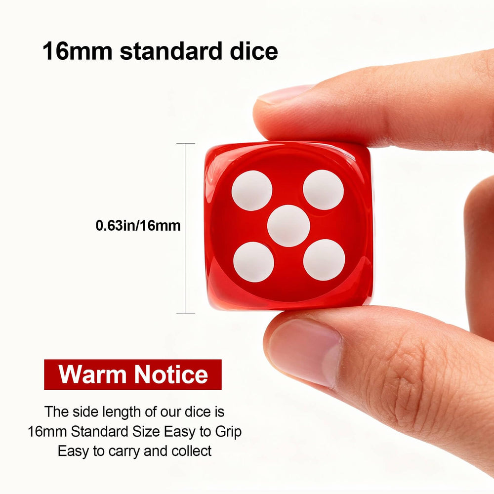 Rerdeim dice for game nights and social gatherings, adds color and excitement.