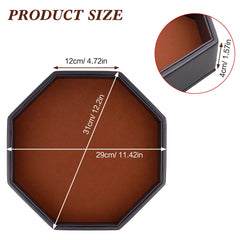 RERIVER dice tray open interior reveals velvet lining dampening sound.