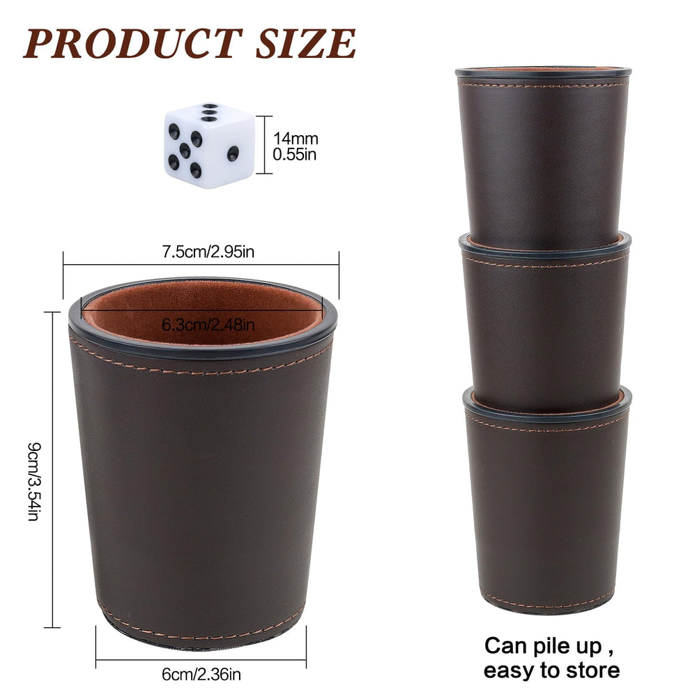 RERIVER interior view with 14mm dice inside the cup.