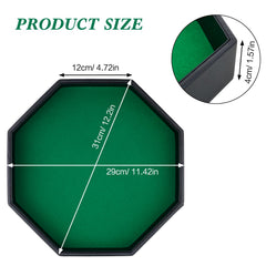 RERIVER octagonal dice tray ideal for DND and RPG sessions