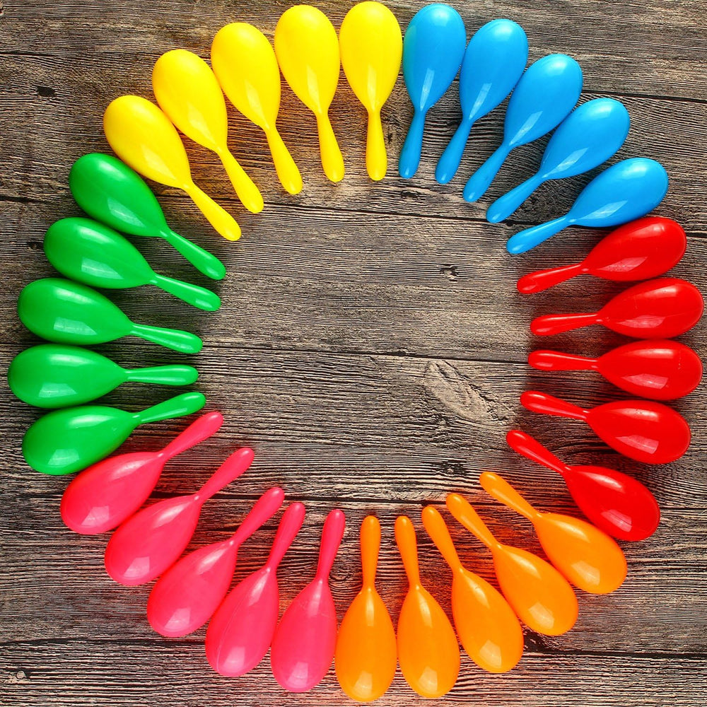 Resinta maracas ideal as festive party favors.