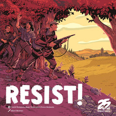 Resist! front cover by 25th Century Games signals a tense solo strategy experience.