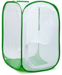 RESTCLOUD Monarch Habitat side door open for easy feeding and gentle handling