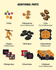 Restoration Games Thunder Road Vendetta modular road enables fresh layouts.