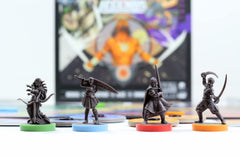 Restoration Games Unmatched Arthur miniature ready for quick duels.
