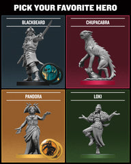 Restoration Games Unmatched Chupacabra miniature adds eerie fantasy flair to battles