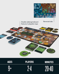 Restoration Games Unmatched Cobble & Fog Jekyll & Hyde transforming forms on a tense map.