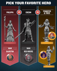Restoration Games Unmatched Witcher Realms Fall four battlefields for varied matches.