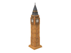 Revell Big Ben assembled tower on display, ideal for desks.