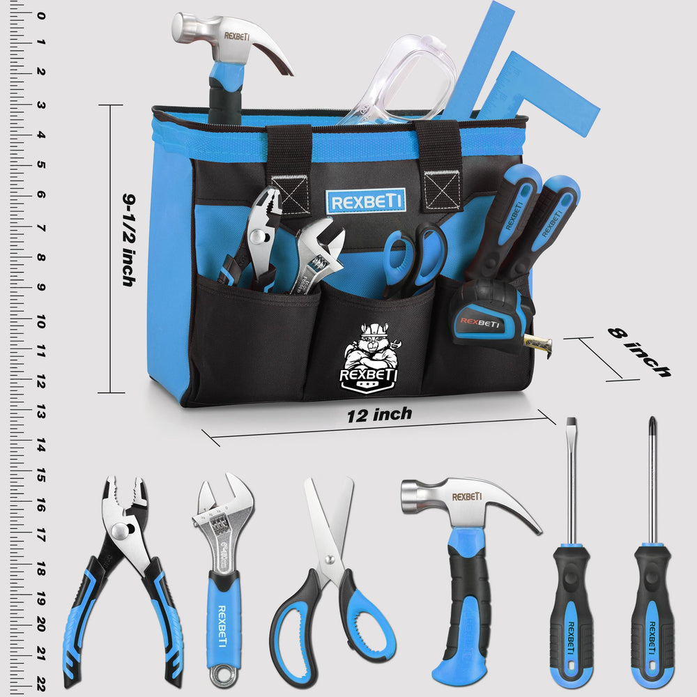 REXBETI kids tool set scissors easy-cut tools designed for beginners