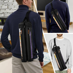 Rexmica playmat tube case strap and handle for easy transport