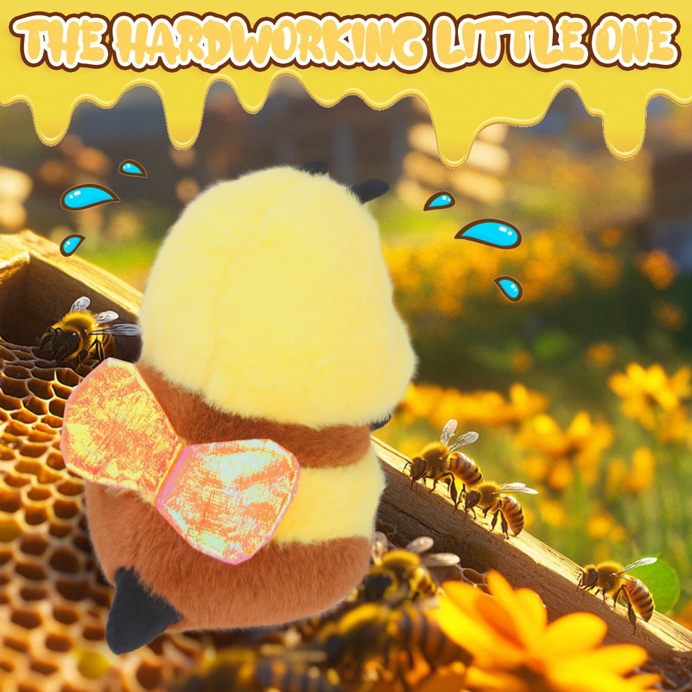RHHSSE Bee plush offers emotional support through gentle cuddles.