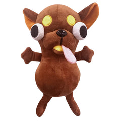 RHHSSE Chihuahua plush front view with big eyes for playful desk humor and mood lift
