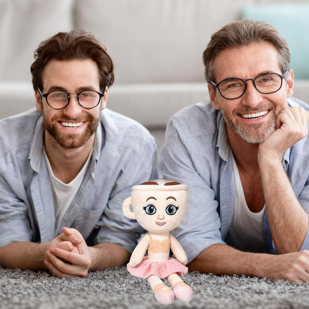RHMKTC Brainrot plush in dynamic ballerina pose for photos.
