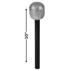 Rhode Island Novelty glitter microphone child singing supports confidence during pretend shows.