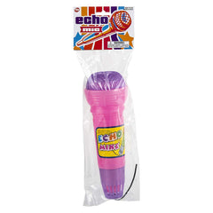 Rhode Island Novelty 10-inch Echo Microphone close-up shows grip and design.