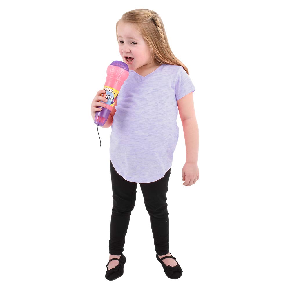 Rhode Island Novelty 10-inch Echo Microphone at a party for easy, fun use.